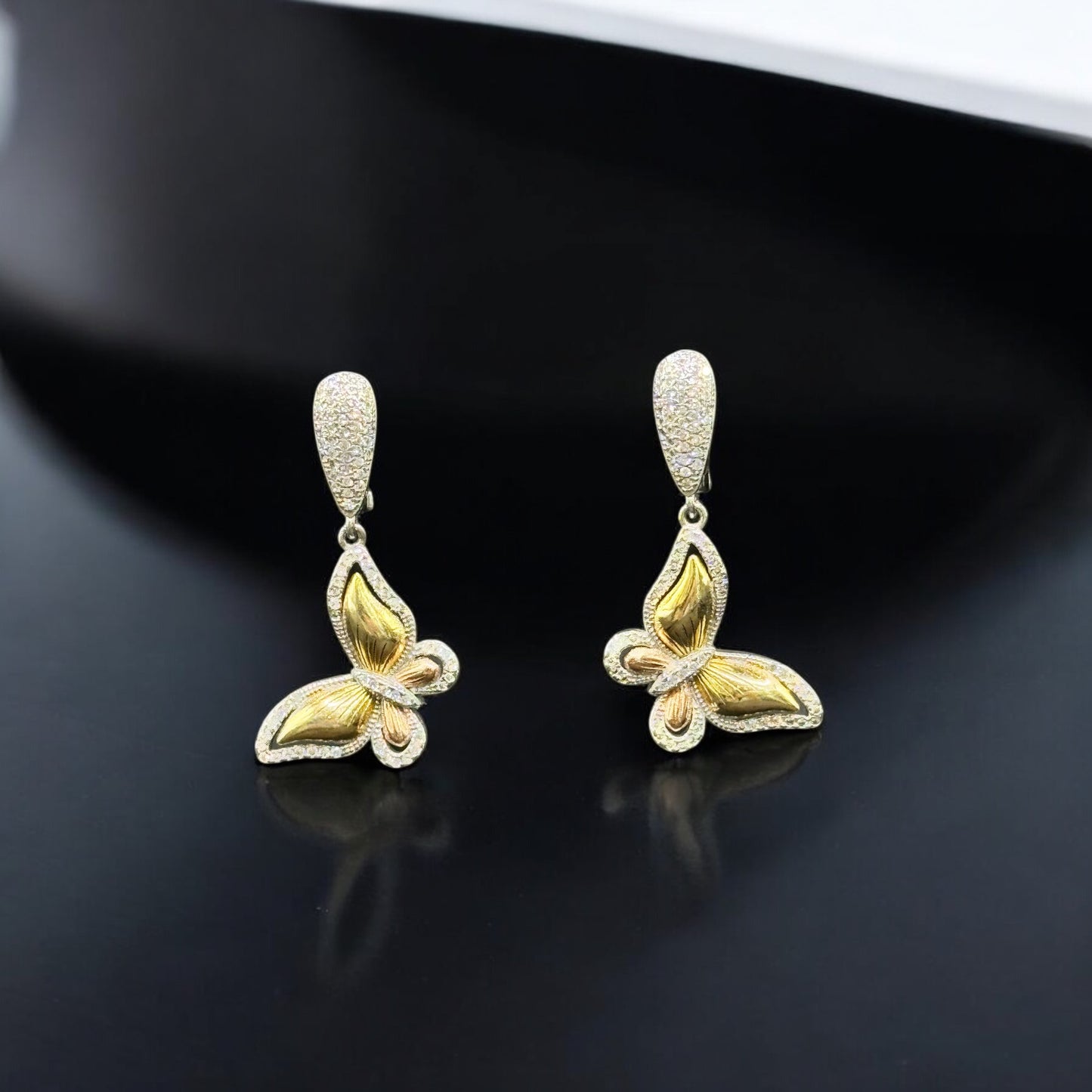 حلق فضة إيطالي مميز عيار 926