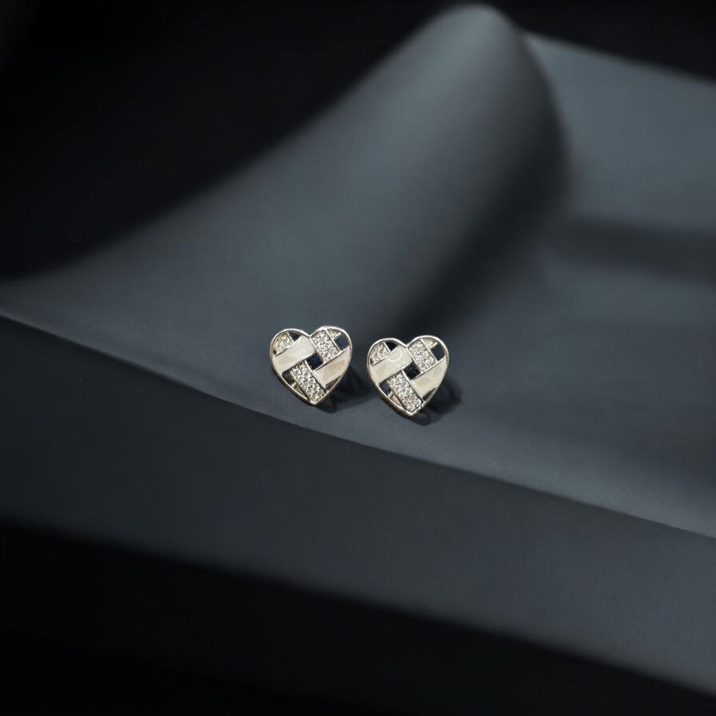 حلق فضة إيطالي مميز عيار 926