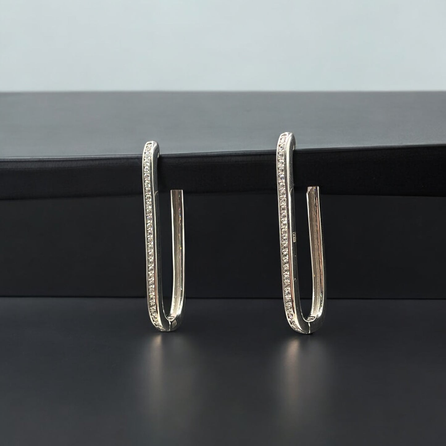 حلق فضة نسائي 925