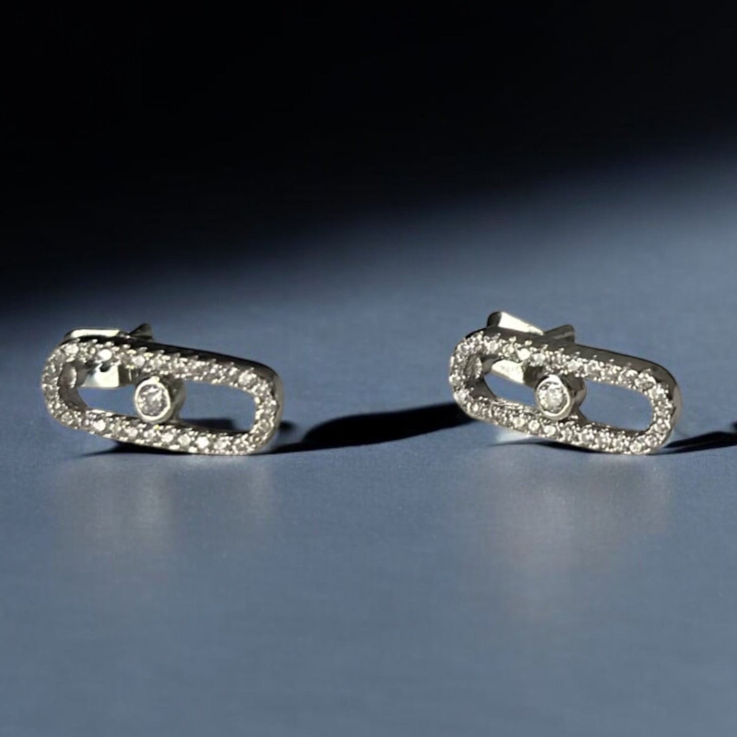 حلق فضة نسائي 925