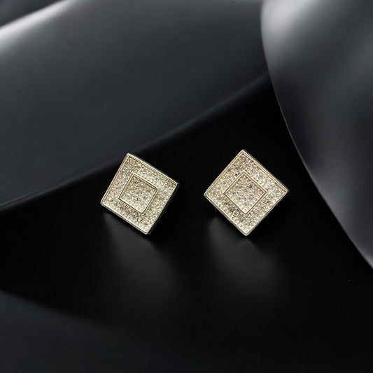 حلق فضة إيطالي مميز عيار 926