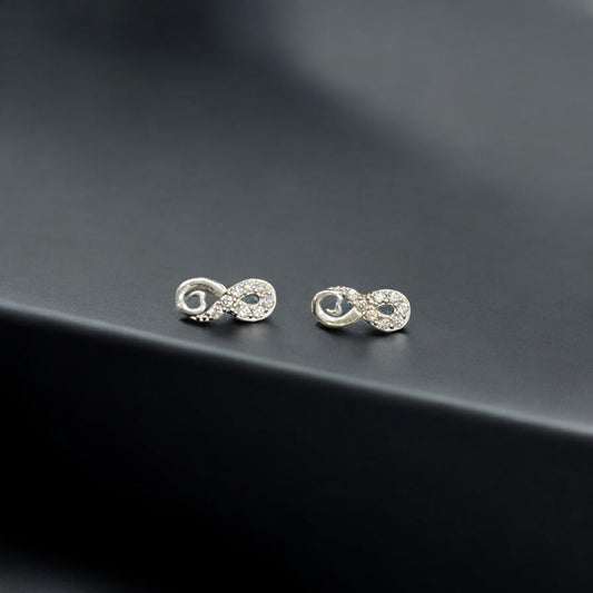 حلق فضة إيطالي مميز عيار 926