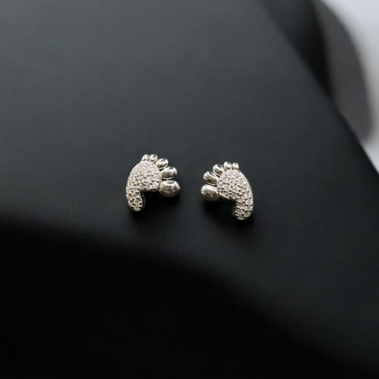 حلق فضة إيطالي مميز عيار 926