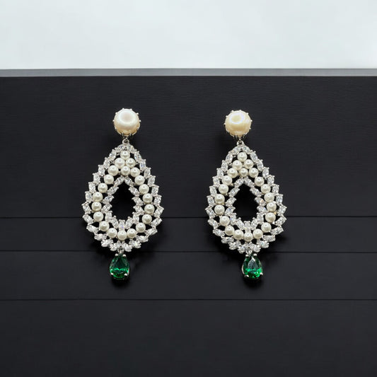 حلق فضة نسائي 925