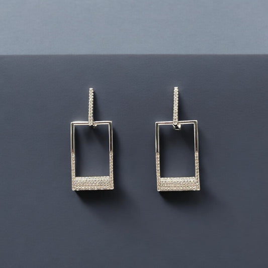 حلق فضة إيطالي مميز عيار 926