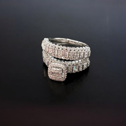 خاتم توينز نسائي فضة 925