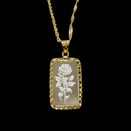 قلادة سبيكة  فضة 5 غرام أصلية نسائي عيار 925