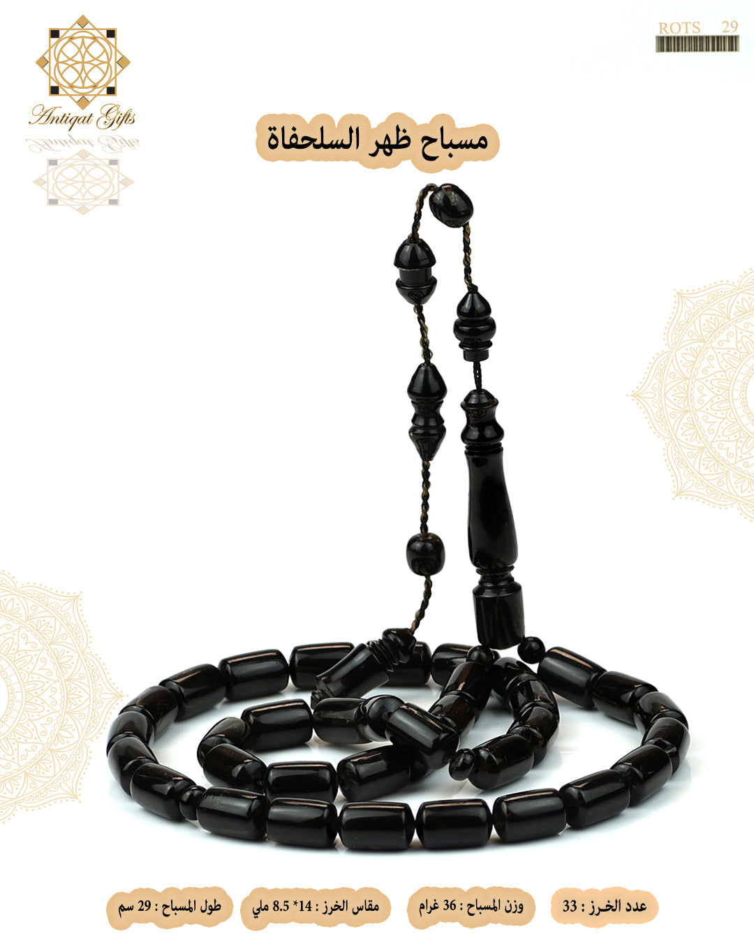 مسباح ظهر السلحفاة الطبيعي